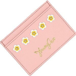 Jimmy Choo Pink Floral Key & Card Holder